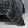 2 Pieces Asos Single Welsoft Bedspread Set 180 x 230 cm - Anthracite