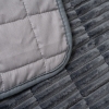 2 Pieces Asos Single Welsoft Bedspread Set 180 x 230 cm - Anthracite