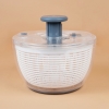 6 L Large Rotary Salad Spinner, Multi-functional Spinning Colander for Washing and Drying Vegetable in Kitchen