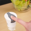 Oil Dispenser, Salad Dressing Mixer for Homemade Salad Dressings, Dressing Bottle with Button to Mix and Pour Spouts