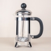  French Press Coffee Maker 350 ml Stainless Steel Glass Sturdy Handle - Black / Silver