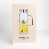 ‎Carafe With Stainless Steel Lid 1200 ml - Transparent