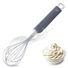 Stainless Steel Kitchen Balloon Wire Egg Whisk, Heavy Duty Egg Beater, Manual Mixing Tool, for Stirring, Blending Sauce
