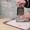 Household Kitchen Four Sided Stainless Steel, Multisided Wire Sharper, Perfect Box Grater for Parmesan Cheese, Vegetables, Ginger, Dishwasher Safe 