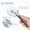 Classic Pizza Wheel with Sharp Blade for Cutting Through Crusts, Stainless Steel Pizza Sharp Cutter For Kitchen, Dishwasher Safe