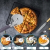 Classic Pizza Wheel with Sharp Blade for Cutting Through Crusts, Stainless Steel Pizza Sharp Cutter For Kitchen, Dishwasher Safe