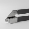 Stainless Steel Garlic Press for Effortless Crushing of Garlic and Ginger, Easy to Clean Kitchen Gadget with Non-slip Handle, Ideal for Home and Restaurant Use 