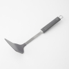 Professional Solid Silicone Rectangular Turner Spatula with Soft Grip Handle, 32 cm 