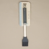 Basting Brush Silicone, Heat Resistant Pastry Brushes, Spread Oil Butter and Sauces, Stainless Steel Hand, BPA Free, Dishwasher Safe, Brush for Cooking Backing Grilling (Grey)