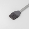 Basting Brush Silicone, Heat Resistant Pastry Brushes, Spread Oil Butter and Sauces, Stainless Steel Hand, BPA Free, Dishwasher Safe, Brush for Cooking Backing Grilling (Grey)