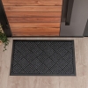 Stride Zymta Door Mat 46 x 76 cm - Dark Grey