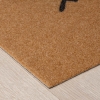 Zymta Home Text Printed Door Mat 46 x 76 cm - Light Brown / Black