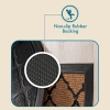 Hexagon Lattice Zymta Door Mat 40 x 70 cm - Light Brown / Black