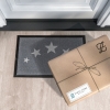 Zymta Stars Printed Door Mat 40 x 60 cm - Multicolor