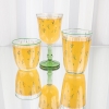 4 Pieces Floral Charm Glass Tumblers Set 295 ml - Multicolored