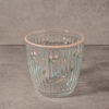 4 Pieces Floral Butterfly Glass Cup Set 295 ml - Multicolored