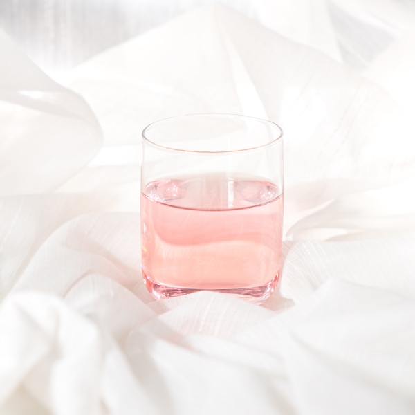 4 Pieces Elegant Glass Cup Set 280 ml - Transparent
