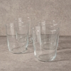 4 Pieces Elegant Glass Cup Set 315 ml - Transparent