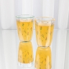 4 Pieces Floral Charm Glass Tumblers Set 395 ml - Multicolored