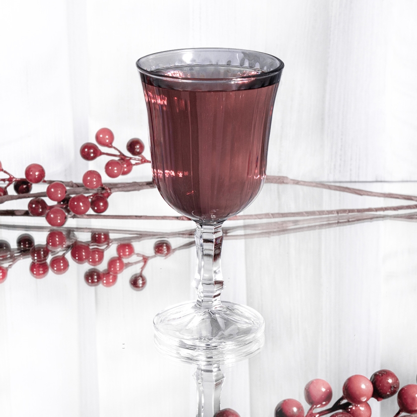 4 Pieces Clear Line Glass Cup Set 2..