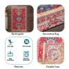 60 x 90 cm Mirror Craft Heritage Double Sided Decorative Rug - Red / Navy Blue / Cream