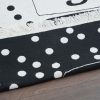 120 x 180 cm Mirror Craft Number Board Double Sided Decorative Rug - Black / White