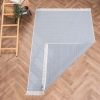 120 x 180 cm Mirror Craft Elegant Double Sided Decorative Rug - Grey