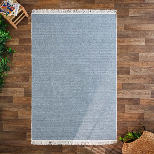 120 x 180 cm Mirror Craft Elegant Double Sided Decorative Rug - Grey