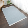 160 x 230 cm Mirror Craft Elegant Double Sided Decorative Rug - Grey