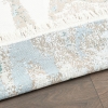 160 x 230 cm Mirror Craft Waves Double Sided Decorative Rug - Blue / Brown / Cream / Green