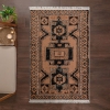 200 x 300 cm Mirror Craft Traditional Tribal Motif Double Sided Decorative Rug - Light Brown / Black / Mint