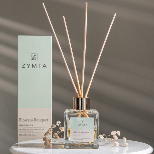 Home Decoration Flower Bouquet Reed Diffuser 100ml