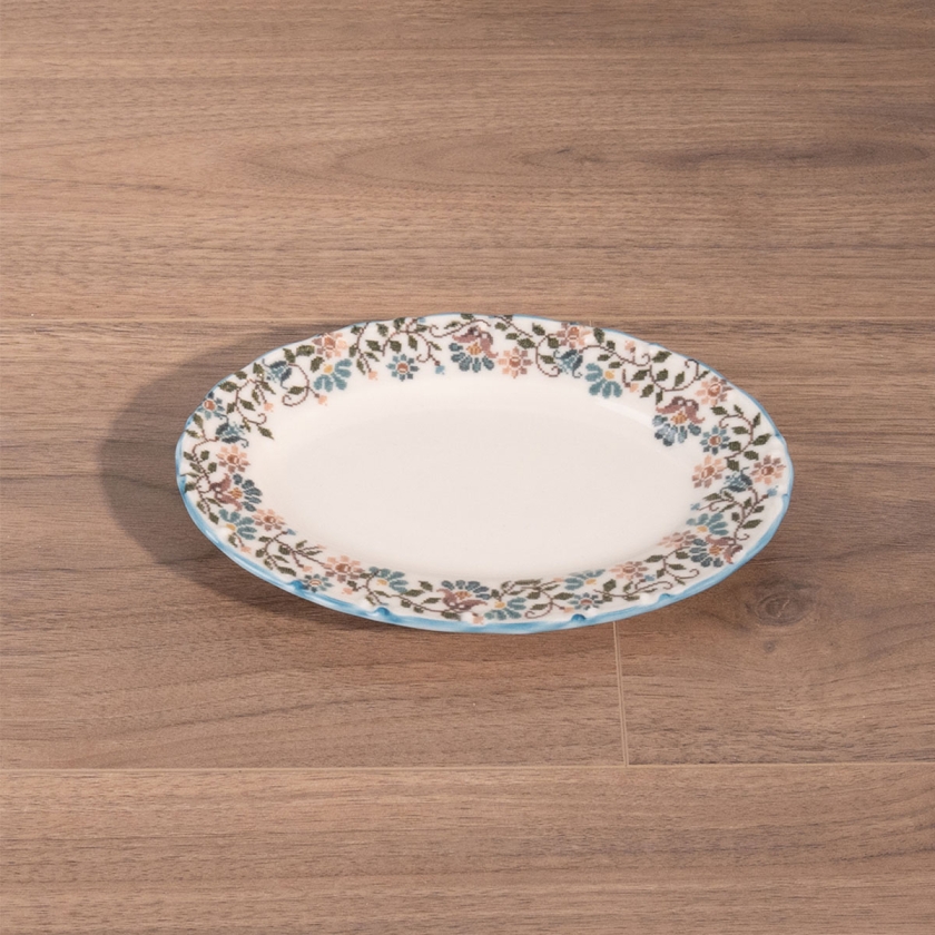 Vintage Porcelain Oval Plate 20 cm ..