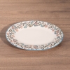 Vintage Porcelain Oval Plate 25 cm - Blue / White