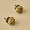 2 Pieces Lara Handle Set 6.5 x 4 x 4 cm - Mustard