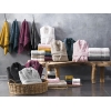 Essentials Cotton Bathrobe S/M - Navy Blue