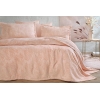 3 Pieces Ella Jacquard Double Bedspread Set 240 x 250 cm - Pink