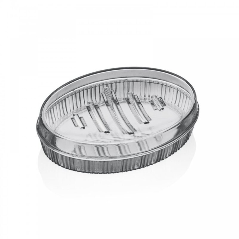 Swan Soap Dish 13 x 9.5 cm - Grey