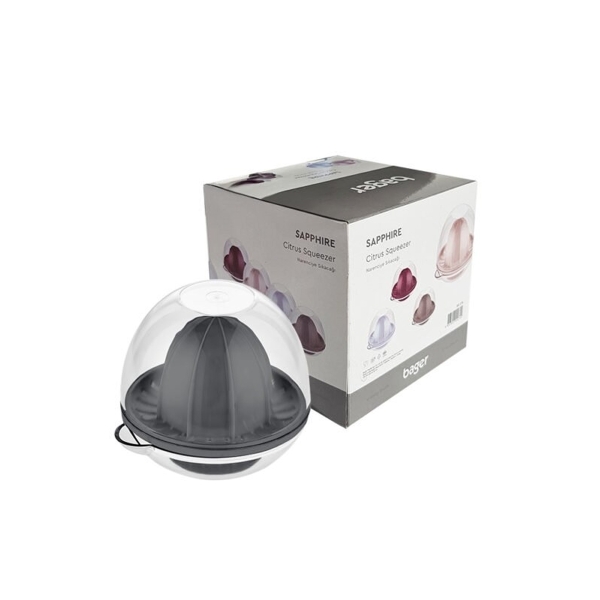 Sapphire Citrus Squeezer (Gift Box) 9.5 x 10 cm - Grey