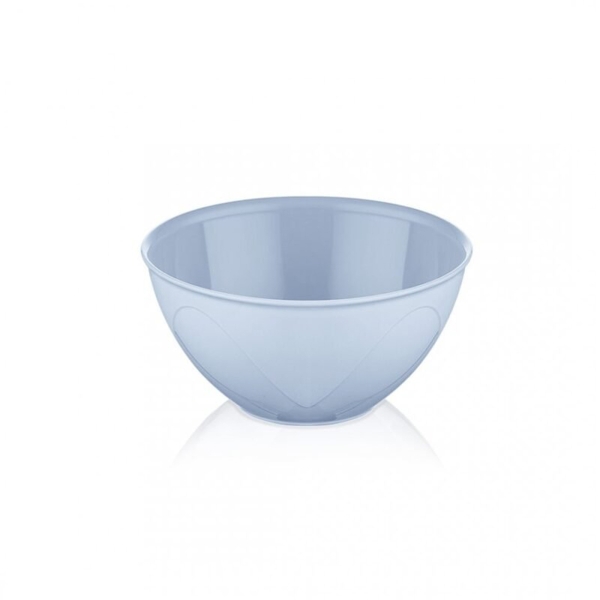 1500 ml Clover Plastic Round Bowl - Blue