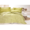 3 Pieces Gwen Single Pique Set 160 x 220 cm - Oil Green
