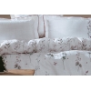 3 Pieces List Ranforce Single Duvet Cover Set 160 x 220 cm - White