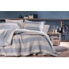 2 Pieces Bardie Jacquard Single Bedspread Set 160 x 240 cm - Indigo