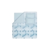 4 Pieces Kenny Ranforce King Size Duvet Cover Set 240 x 220 cm - Blue