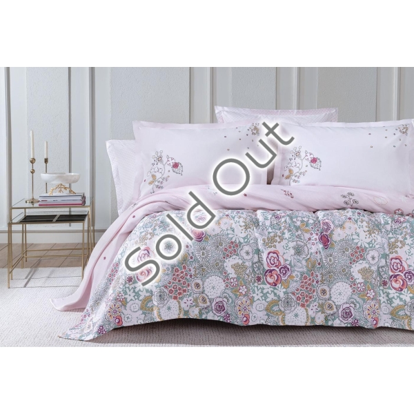 4 Pieces Torres Double Pique Set 200 x 220 cm - Light Pink