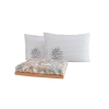 3 Pieces Amy Single Pique Set 160 x 220 cm - Orange