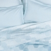3 Pieces Kenny Ranforce Single Pique Set 160 x 220 cm - Blue