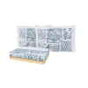 3 Pieces Merida Ranforce Single Pique Set 160 x 220 cm - Blue