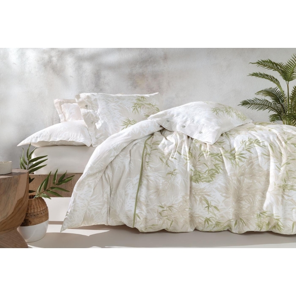 4 Pieces Lindsay Double Pique Set 200 x 220 cm - Ecru