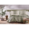 3 Pieces Besna Ranforce Single Duvet Cover Set 160 x 220 cm - Khaki